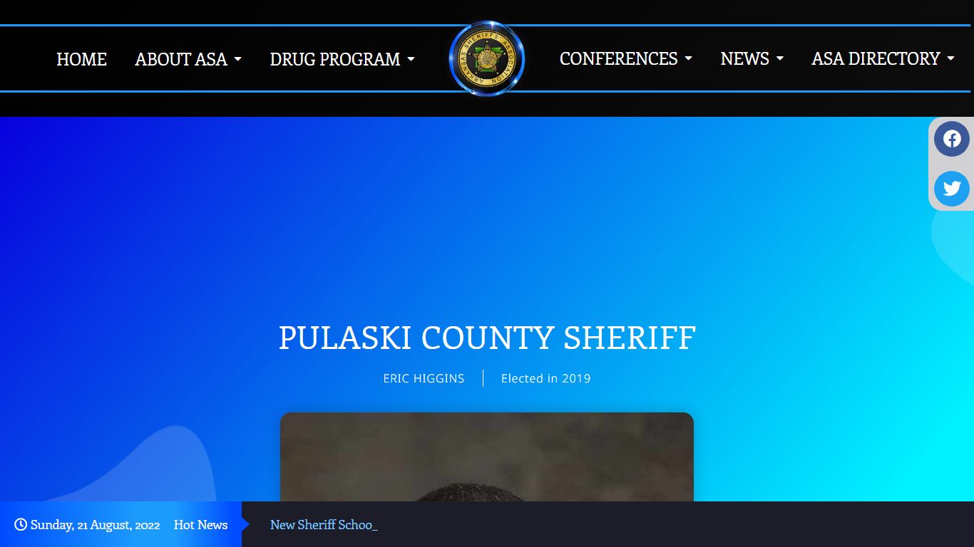 PULASKI COUNTY SHERIFF – Arkansas Sheriff Association