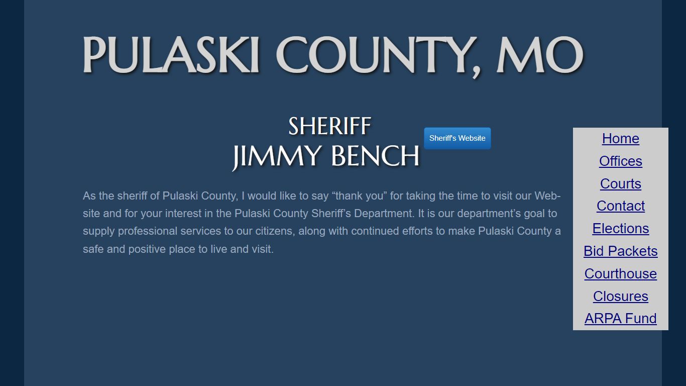 Sheriff - Pulaski County